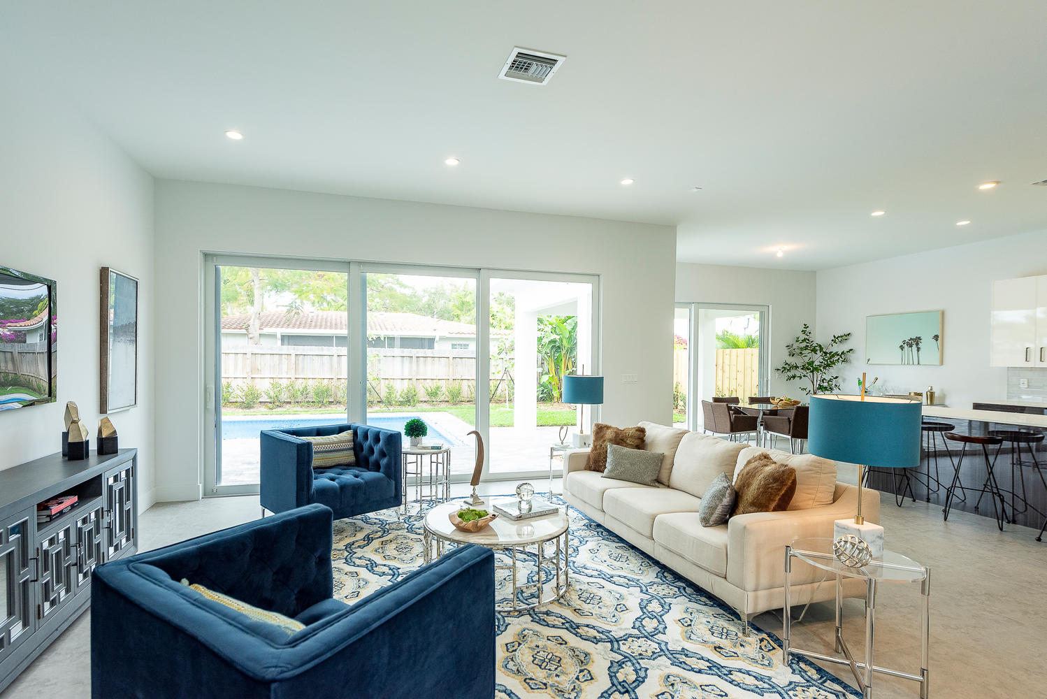 Living room at a residential property featured by Invision